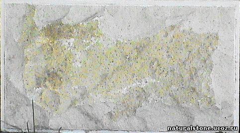 Камень доломит викигинский серо-зеленый с фаской и сколом